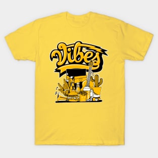 Vibes Goldenrod Sneaker Art T-Shirt